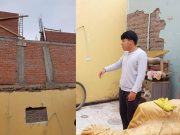 Huacho: Joven salva de morir tras caerle pared de ladrillos de la casa de su vecino