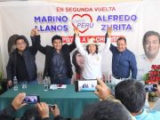 Marino Llanos de Somos Perú brindó su apoyo a la candidata Rosita Vásquez en la segunda vuelta
