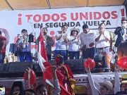 Rosita Vásquez «La Cholita» expuso propuestas claras y precisas durante su mitin de cierre de campaña en Huaral