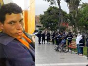 Serenos y familiares protestaron frente a la comisaría tras liberación de sujeto que acuchilló a efectivo durante intervención
