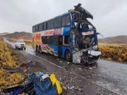 Tres personas perdieron la vida en trágico accidente de tránsito en la carretera Puno – Tacna