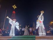 Navidad en Huaral: Ciudadanos disfrutaron del encendido del árbol navideño y el pesebre
