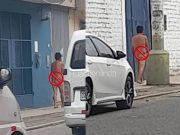Huaralinos piden ayudar a joven con problemas mentales que fue captado paseando desnudo por las calles