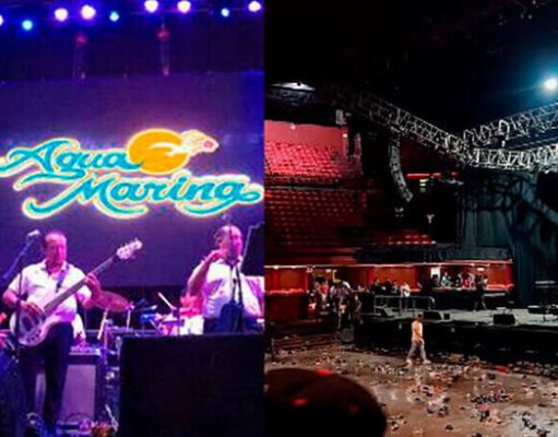 Agua Marina detuvo su show ante balacera en concierto en el Teatro Caupolican de Chile