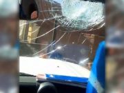 Ambulancia que atendía emergencia es atacada a pedradas por manifestantes en puno