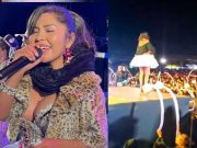Yarita Lizet lloró durante concierto: «Me han dicho terrorista, pero yo apoyo a mi pueblo»