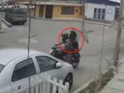 Chancay: Dos sujetos a bordo de moto lineal asaltaron oficina de empresa contratista del Mega Puerto