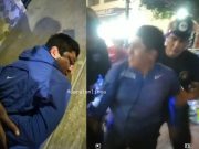 Huaral: Sujeto fue intervenido tras robar celular a mujer con cuchillo por los Bomberos (VIDEO)