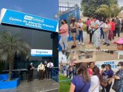 Asegurados madrugaron haciendo largas colas para sacar cita y atenderse en EsSalud Huaral