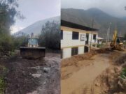 Maquinarias realizan limpieza de acceso hacia Yunguy, que fue afectado por intensas lluvias y huaicos