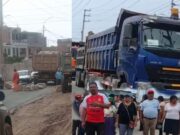 Chancay: Pobladores bloquearon pase de vehículos del mega puerto ante incumplimiento de acuerdos