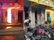 Huacho: grandes pérdidas económicas tras voraz incendio que consumió ferretería