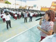 Cañete: Gobernadora Rosa Vásquez anunció la construcción y equipamiento de la I.E. «Nuestra Señora del Carmen”