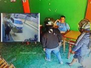 Dos delincuentes cubiertos con cascos asaltaron cevichería y a comensales en la Urb.Aparicio