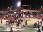 Chancay: campeonato interbarrios en el INEI 34 terminó en batalla campal