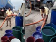 Gore Lima sigue entregando agua potable a familias Huaralinas damnificadas por las lluvias y huaicos