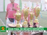 Final de infarto en el IV Campeonato Interfamiliar de fulbito, en la cancha de Huaral Club