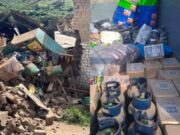 Gobierno Regional envió ayuda humanitaria y maquinaria para la zona de «La Perla» devastada por derrumbe