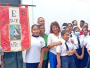 Gobernadora Rosa Vásquez hizo entrega en inauguró la I. E. I. n.° 023 Niño Jesús de Praga» en Cañete