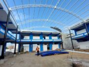 Obra de construcción de la I.E. Juan Pascual Pringles de Chancay, se encuentra en un 50% de avance