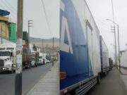 Gran congestión vehícular se viene reportando en calles de Chancay tras hundimiento de vía en Peralvillo