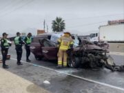 Chancay: mujer perdió la vida tras violento choque entre una camioneta y un tráiler