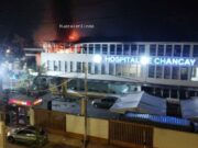 Se registró incendio en el Hospital de Chancay tras explosión de tanques de oxígeno