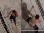 Dos sujetos mantuvieron acalorada discusión con un machete en la zona de Los Claveles