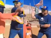 Trabajadora fue agredida brutalmente por colombiano que le terminó rompiendo la nariz en Huallay