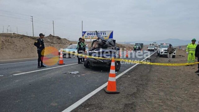 Enfermera perdió la vida tras chocar su vehículo contra trailer en Huacho.