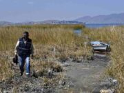 Puno: Familias afectadas tras disminuición del nivel de agua del Lago Titicaca