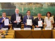 Gobernadora Firma convenio para la creación de la Mancomunidad Regional del Tren del Norte