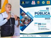 El miércoles 20 de setiembre, se llevará a cabo la III Consulta Pública de Seguridad Ciudadana en Huaral