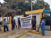 Cuerpo Médico de Huaral realizó plantón exigiendo pago de 5 meses de trabajo a locadores de servicio