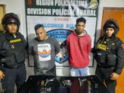 Capturan a dos sujetos integrantes presuntamente de una banda criminal en Huaral