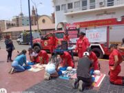 Bomberos de Huaral realizaron capacitación por el Día Mundial de la Reanimación Cardiopulmonar (16 de octubre)