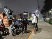 Delincuente armado robó moto lineal a ciudadano que estaba sentado en banca del Parque Libertad