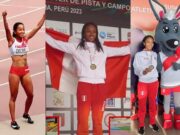 Chancayana Karla Mendoza logró medallas de oro y plata en Sudamericano de Atletismo
