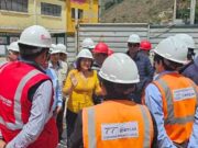 Gobernadora Rosa Vásquez supervisó avance del nuevo y moderno Hospital de Matucana en Huarochirí