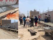 Trabajadores del mercado Modelo protestaron por el ancho de la vereda y pidieron reducirla o suspender la obra