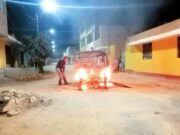 Huaral: Mototaxi ardió en llamas en El Trébol
