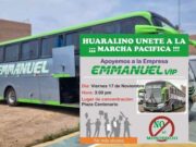 Huaral: Convocan a marcha pacífica en apoyo a empresa interprovincial Emmanuel Vip tras suspensión de labores