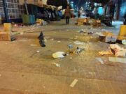 Boulevard de Huaral recibió la Navidad lleno de basura por culpa de vendedores