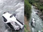 Huaral: Familia salvó de milagro tras caer vehículo en el que viajaban al río en Pacaraos