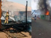 Aucallama: Voraz incendio arrasó con viviendas y afectó a cuatro familias en Tres Estrellas