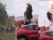 Tragedia en Ancón: Un fallecido y cuatro heridos tras descarga eléctrica al instalar árbol para yunza Ancón Un muerto y cuatro heridos dejó descarga eléctrica al colocar árbol para yunza