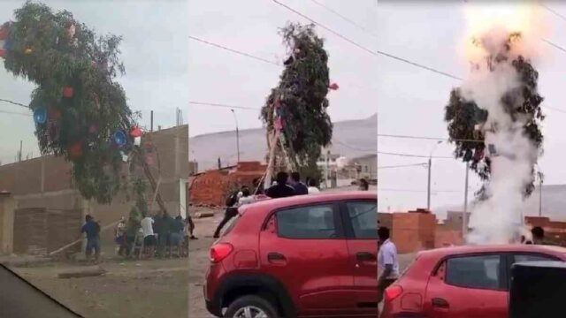 Ancón Un muerto y cuatro heridos dejó descarga eléctrica al colocar árbol para yunza