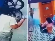 Madre utiliza a su hija para robar cochecito de bebé en Chancay. Madre utiliza a su hija para robar cochecito de bebé en Chancay.