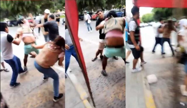 Peleas entre taxistas de la calle Benjamín Vizquerra de Chancay es de nunca acabar