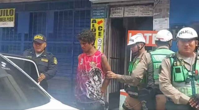 Policía detiene a extranjero que intentaba robar en un hostal del centro de Huaral.